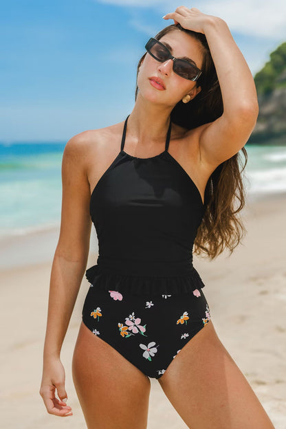 Tankini Top & Daisy Fresh Bottoms Set