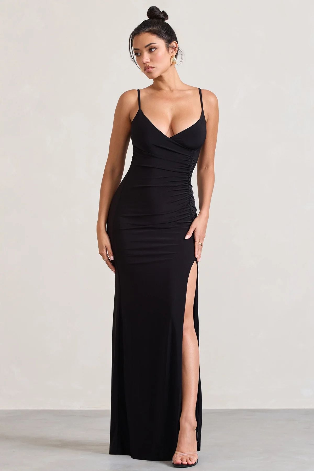 Plunge Long Dress