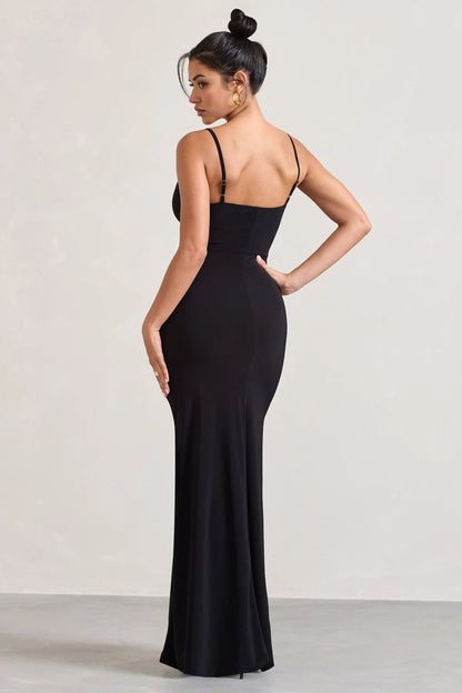 Plunge Long Dress