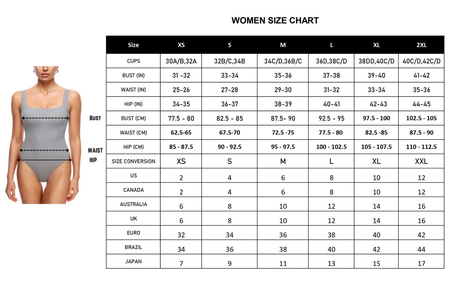 Black Plunge One Piece Swimsuits Tummy Control High Waisted Swimwear Medium Bum Coverage